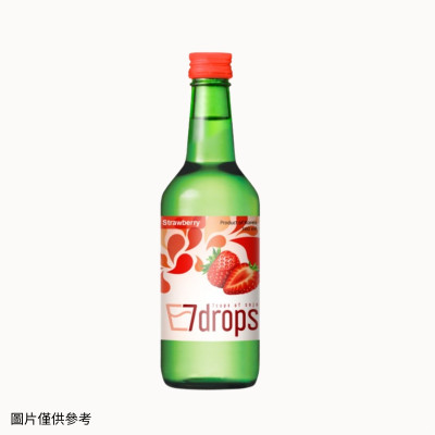 韓國7DROPS士多啤梨味燒酒 16% 360ml